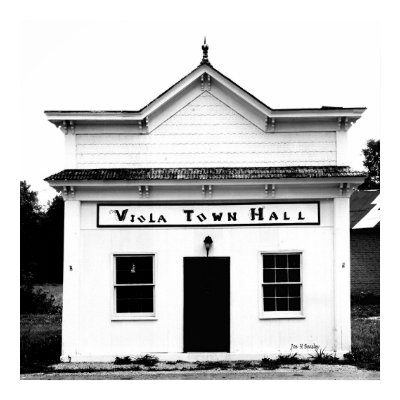 Viola Town Hall Posters by bhbphotos