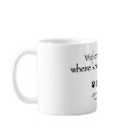 Violence begins where knowledge ends Mug