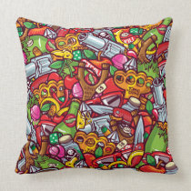 Violence Dreams pillows by k_kvad Violence Dreams pillows