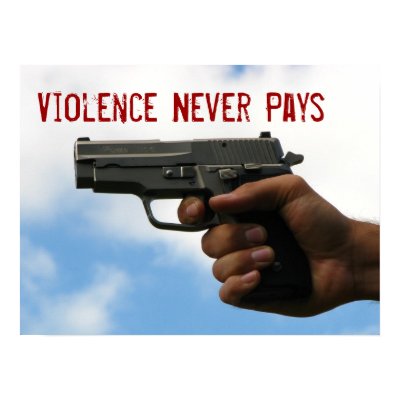 Violence Never Pays Posters by iiiyaaa
