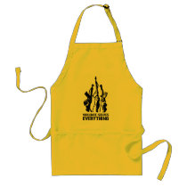 Violence Solves Everything aprons