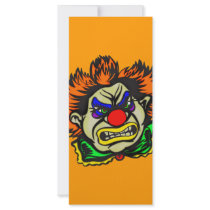 Violent Evil Clown Rack Card