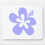 violet aloha flower mousepads