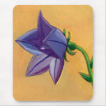 Violet balloon flower gouache painting pretty art mousepads