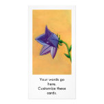 Violet balloon flower gouache painting pretty art photo cards