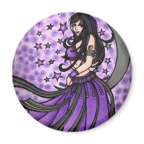 Violet Belly Dancer magnets