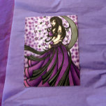 Violet Belly Dancer Postcard