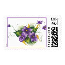 Violet Blossom Stamp stamps