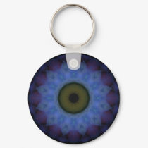 Violet Blue Eyesore Evil Eye keychains by JaZilla Violet Blue Eyesore Evil Eye keychains