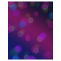Violet Bokeh Flyer Design