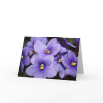 Violet Boquet Card