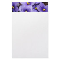 Violet Boquet Personalized Stationery
