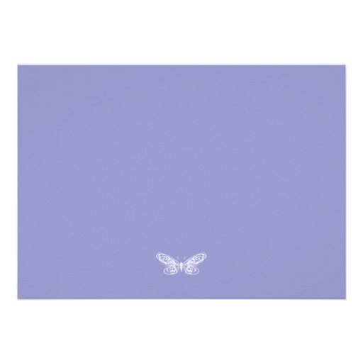 Violet Butterfly Rehearsal Dinner Invitation