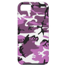 Violet Camo iPhone 5 Covers