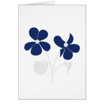 Violet Greeting Card