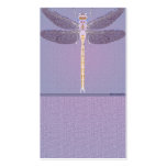Violet Dragonfly Customizable Business Card business cards