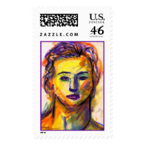 Violet Eyes Stamp by donnabellas Violet Eyes Stamp