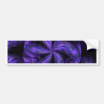 Violet Floral Abstract.jpg Bumper Stickers