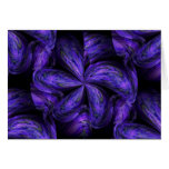 Violet Floral Abstract.jpg Greeting Card