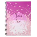 Violet Floral Notebook