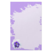 Violet Flower stationery