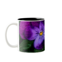 Violet Flowers Mug