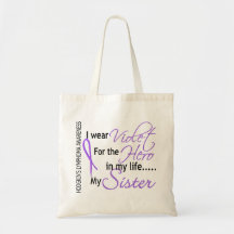 Violet For Hero 1 Hodgkins Lymphoma Sister Bag