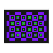 Violet Green Vertigo Post Card