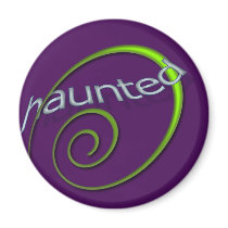 Violet Haunted magnets by JaZilla Violet Haunted magnets