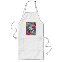 Violet in Butterflies – White Westie Apron
