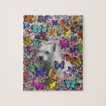 Violet in Butterflies – White Westie Puzzle