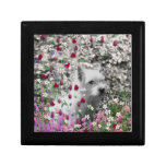 Violet in Flowers – White Westie Dog Gift Boxes