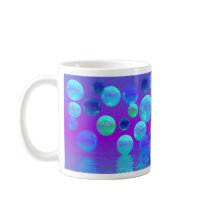 Violet Mist - Cyan and Purple Light mugs