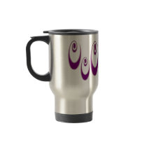 Violet Neauvou Spirals mugs by JaZilla Violet Neauvou Spirals mugs