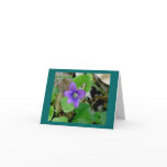 Violet Note Card