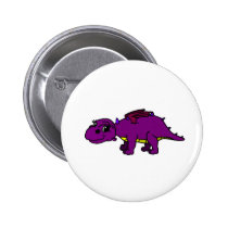 Violet Pinback Button
