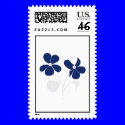 Violet postage