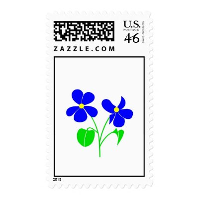 Violet Postage by lonvig