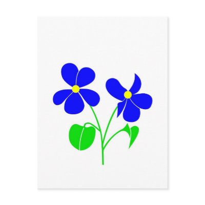Violet Post Card by lonvig