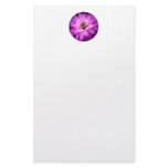 Violet/Purple Dahlia Personalized Stationery