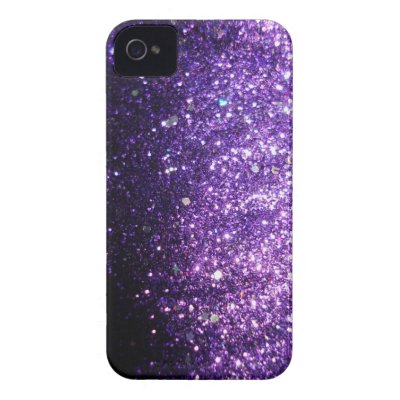 Violet Purple iPhone Sparkle Glitter Case Iphone 4 Covers