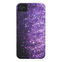 Violet Purple iPhone Sparkle Glitter Case iPhone 4 Covers