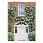 Violet Queen Anne House With Climbing Rose Cecile Greeting Cards