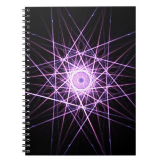 Violet star notebooks