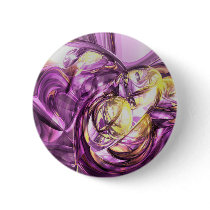 Violet Summer Abstract Button