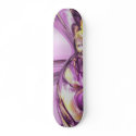 Violet Summer Abstract Skateboard V2