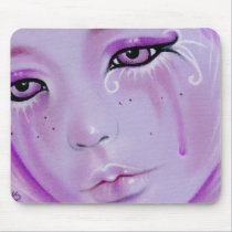 Violet Tears Sad Girl Mousepad mousepads