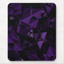 Violet TetrahedronMousepad mousepads