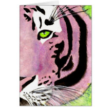 Violet Tiger Notecards