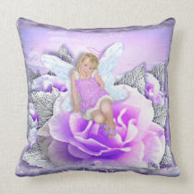 Violet Vision Throw Pillow